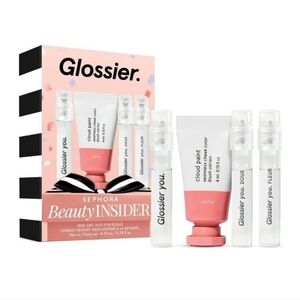 Glossier Sephora Beauty Insider Birthday Gift CLOUD PAINT, YOU, DOUX, FLUER EDP